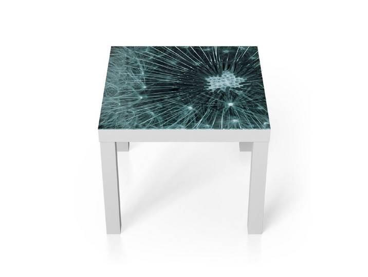 DEQORI Couchtisch 'Mystische Blüte', Glas Beistelltisch Glastisch modern