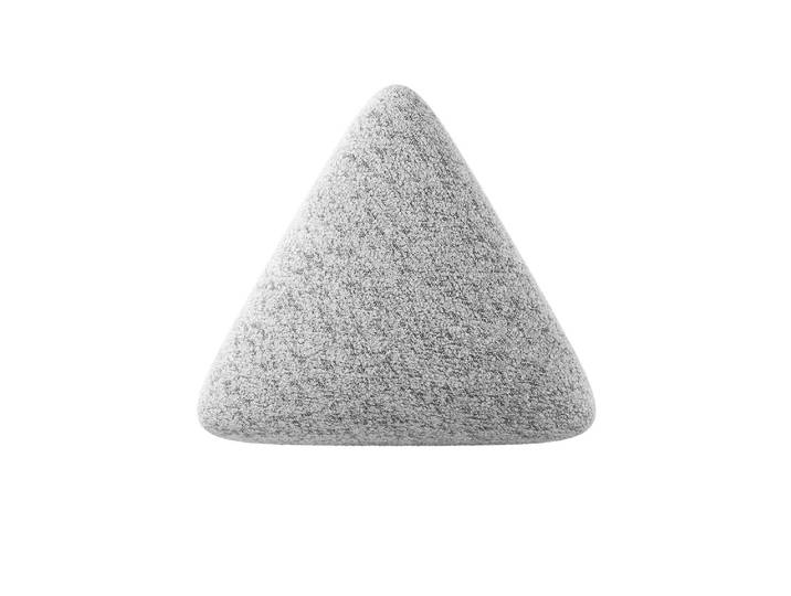 Dreieckiges Zierkissen Nook aus Bouclé - Weiß - Bouclé - Luxusbetten24