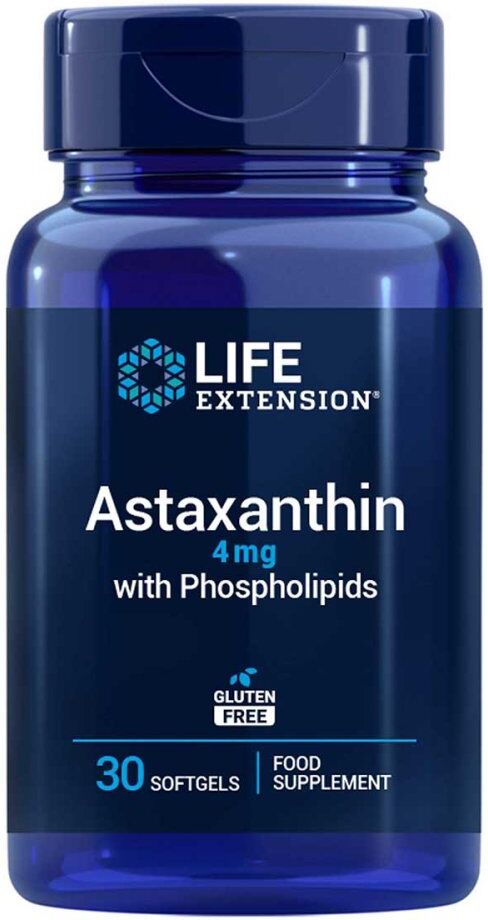 Life Extension Astaxanthin 4 mg mit Phospholipiden Weichkapseln