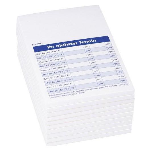 Rido Terminzettel Format: A7 Block mit 50 Blatt (A7, Blanko) (8655651)