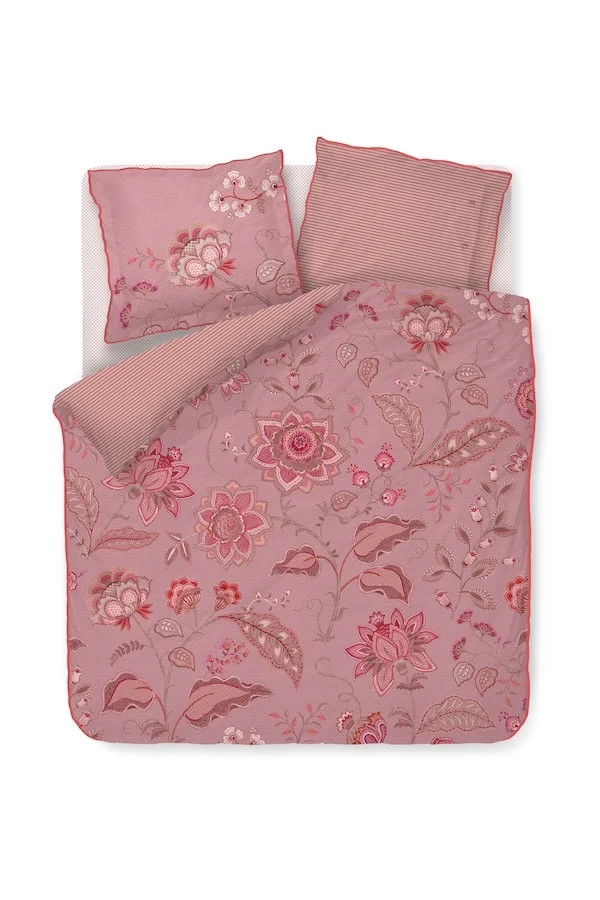 Pip Studio Mumbai Night Roze dekbedovertrek voor volwassenen