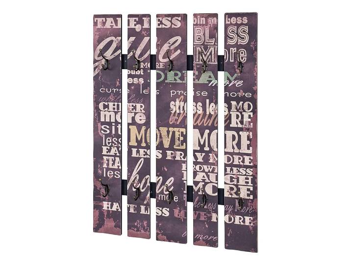 Porte-manteaux mural Move More Vintage 70 x 100 x 9cm Marron