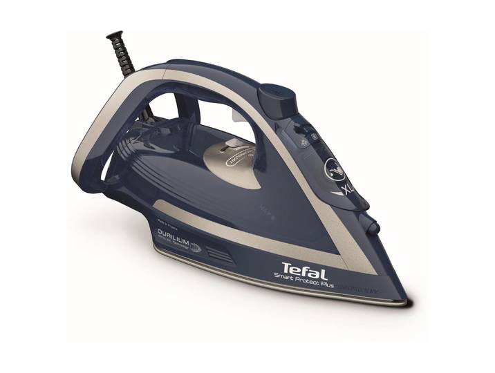 Dampfbügeleisen TEFAL Smart Protect , blau, B:13,5cm H:16cm T:31cm, Bügeleisen, Dampfbügeleisen