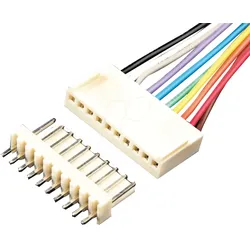 PS 25/10G WS - Platinensteckverbinder gerade, weiß, 10-polig