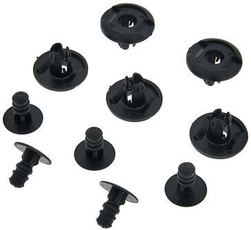Rockboard Re-usable Spare Rivets Schwarz