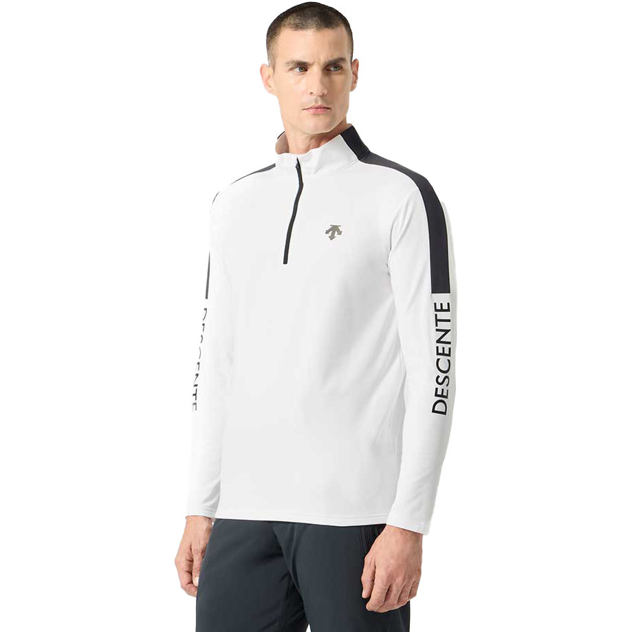 Descente Herren Skishirt COLOR BLOCK white/black - 50