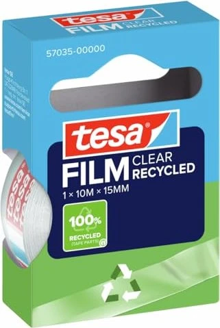 tesa Film Eco & Clear, transparent, 15 mm x 10 m