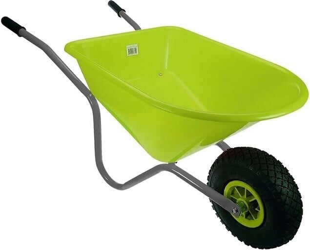Talen Tools Kinderkruiwagen lime/grijs metaal/kunststof