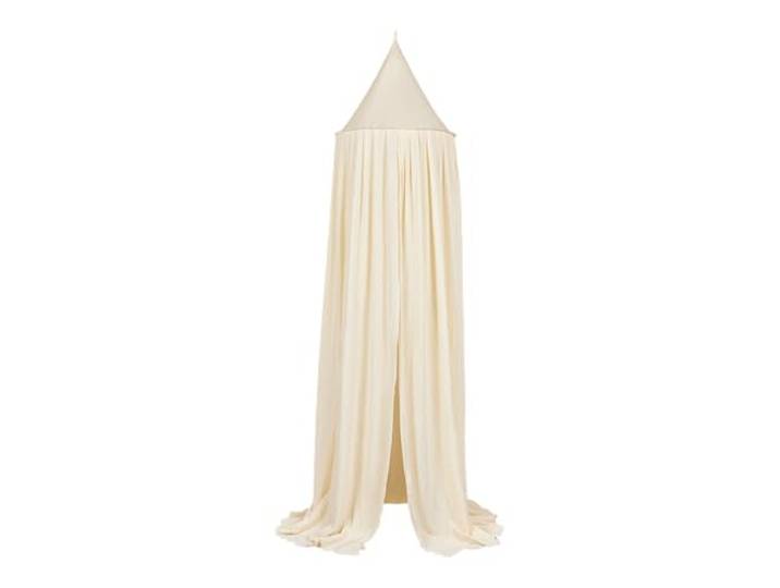 Meyco Betthimmel 55x240cm Baldachin Musselin einfache Befestigung Natural 100% Baumwolle - Bettvorhang für Babybett & Wiege - für eine kuschlige & warme atmosphäre - waschbar & trocknergeeignet