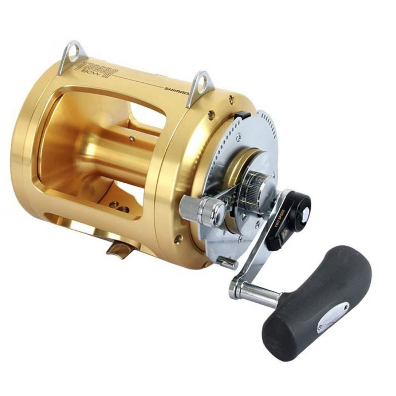 SHIMANO Tiagra, 80WA, Rechtshand, Multi Angelrolle, Schiebebremse, TI80WA