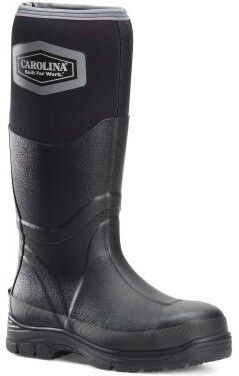 "Carolina Graupel 16"" Steel Toe Rubber Boot - Mens 14 Black Boot D"