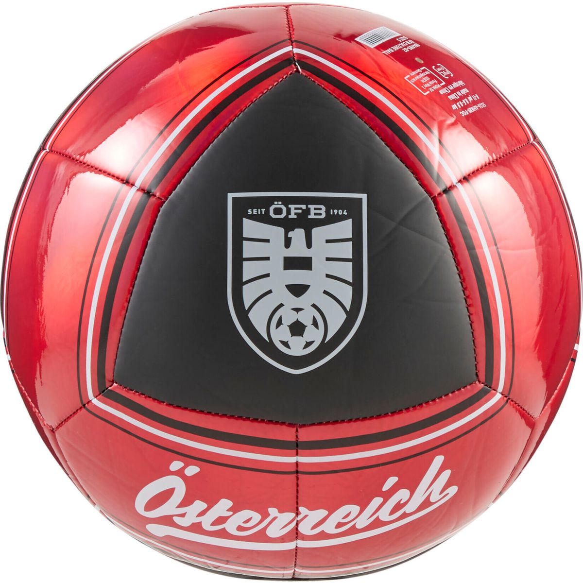Puma öfb Culture Ball puma black-burnt red (02) 5 084985-02-5