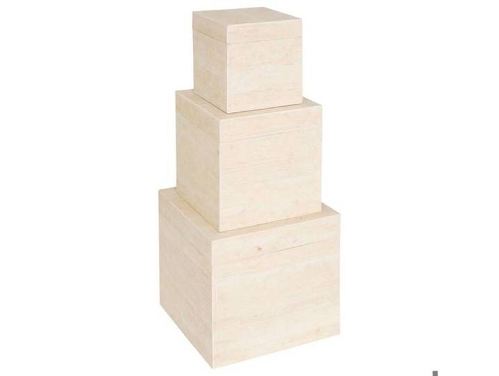 Malles Tineo beige 34x33cm - Atmosphera Créateur d'intérieur