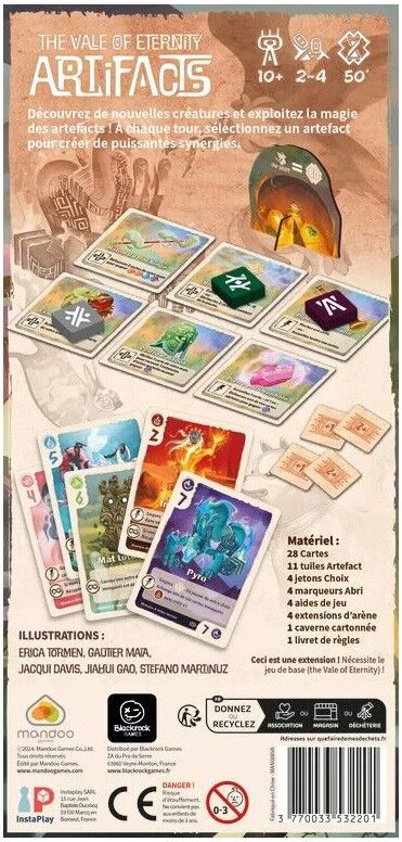 Mandoo Games The vale of eternity : Artifacts