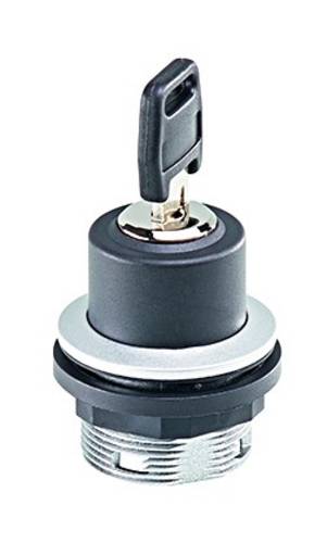 Georg Schlegel Schlüsseltaste rastend, 2S rund, SHORTRON-M12 M12-Stecker, 4-polig - 1 Stück