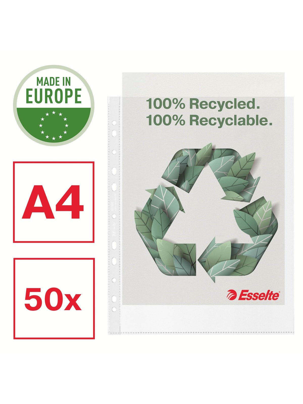 Esselte Recycle Pocket A4 MAXI