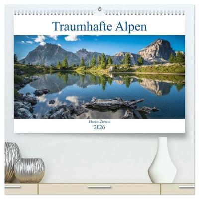Traumhafte Alpen (hochwertiger Premium Wandkalender 2026 DIN A2 quer), Kunstdruck in Hochglanz