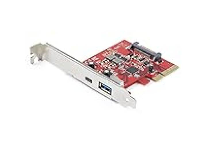 StarTech Carte PCIe 2 Ports USB-A et USB-C, 10Gbps (PEXUSB311AC3)