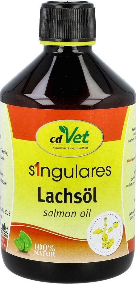 Singulares Lachsöl für Hunde und Katzen