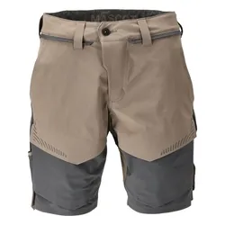 Stretch-Shorts "22149-605" Customized - 24C44 - dunkel-sandbeige/anthrazit