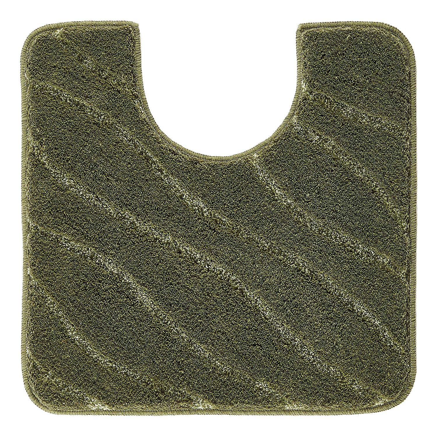 home24 Badmat Tram Groen Gestreept 55 x 55 cm