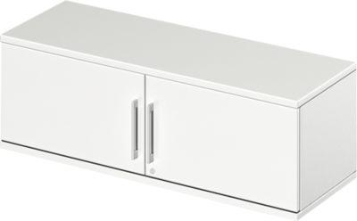 Schäfer Shop Genius Aufsatz-Flügeltürenschrank TETRIS WOOD, 1 OH, B 1200, weiß