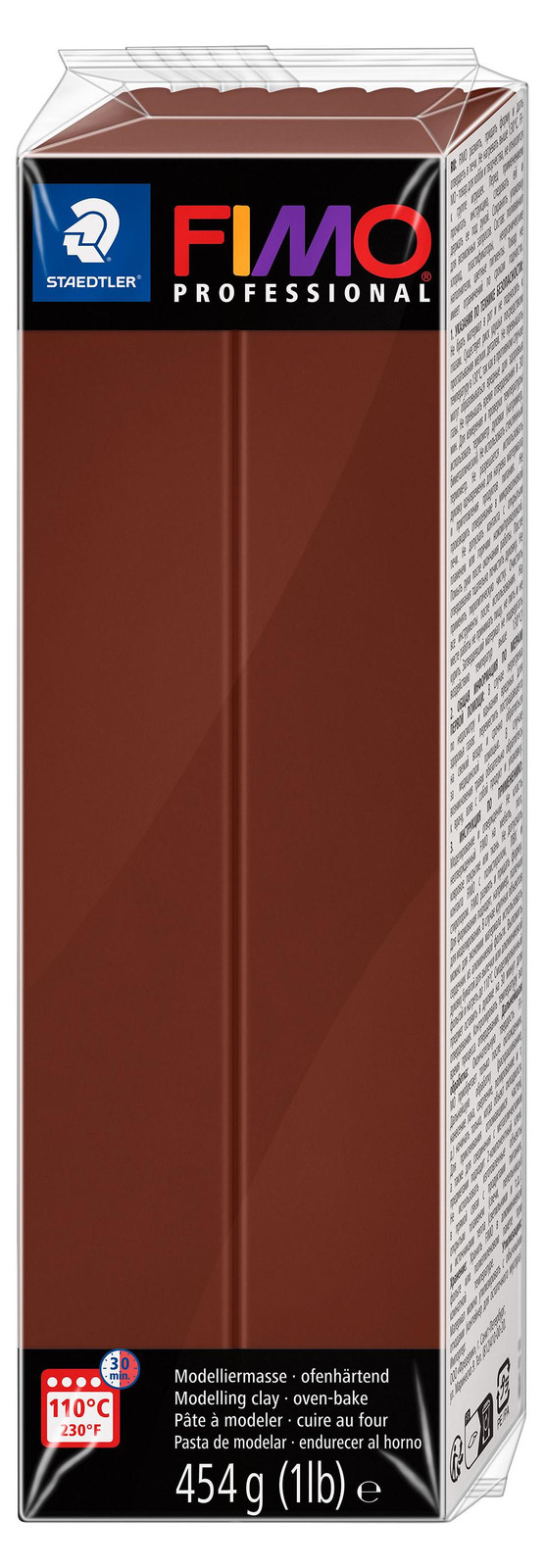 Staedtler Fimo Professional Modelklei, chocoladebruin, 454g