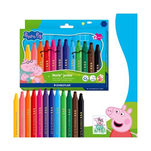 STAEDTLER Fasermaler NJ Peppa 12ST