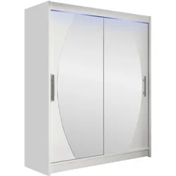 SCHWEBETÜRENSCHRANK Westa VIII, mit RGB LED Beleuchtung