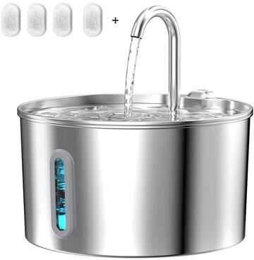 Inspired Living SmartFeed Pro 4.5L WiFi Pet Feeder & Water Dispenser pet Water 4chip