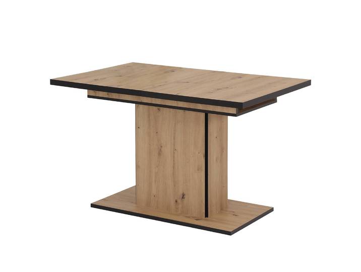 Table Aton II 120 x 76 x 80cm Marron/Imitation chêne Artisan