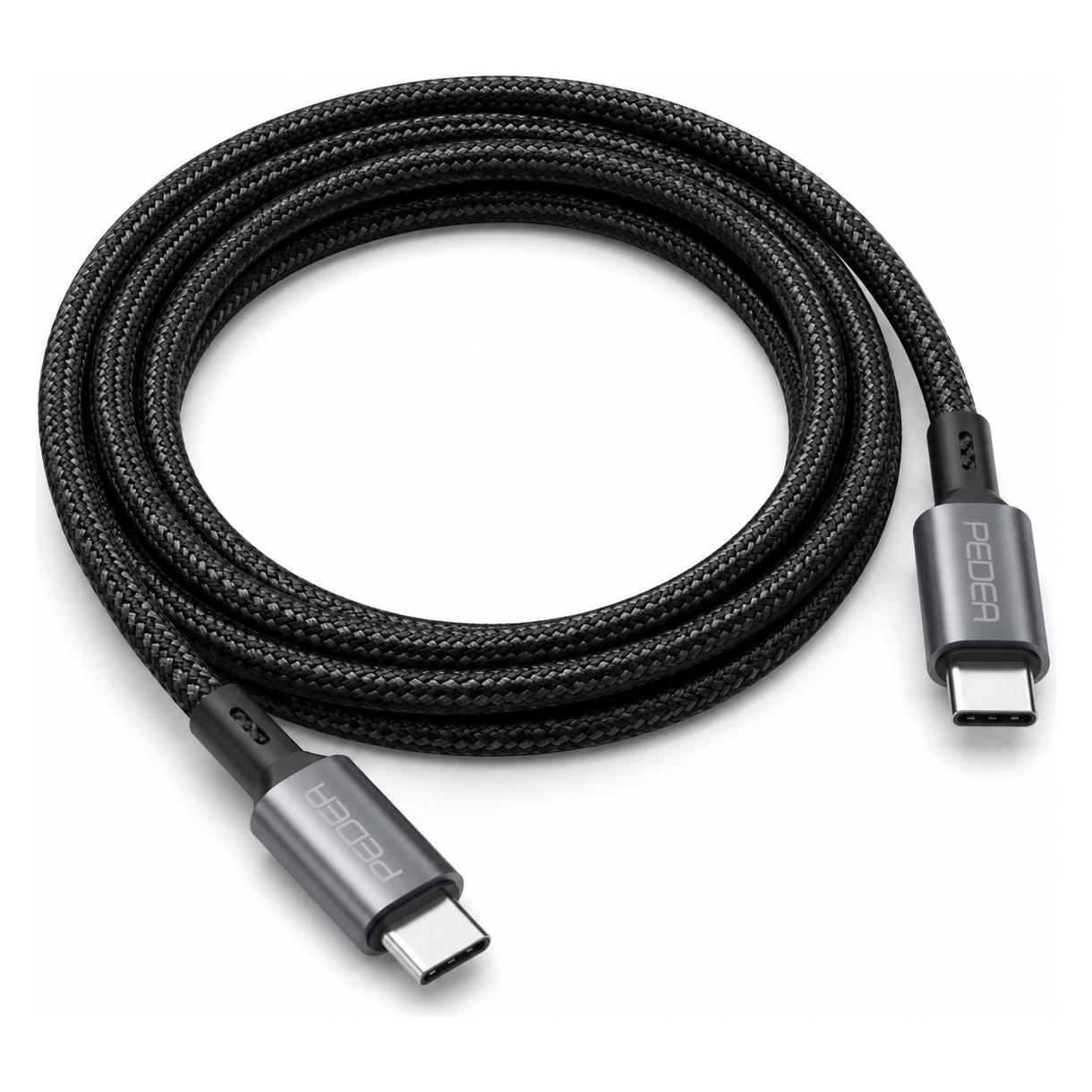 Pedea Schnelllade- und Datenkabel USB-C auf USB-C (2 m, 100 W) (60040126)