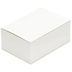 KK Verpackungen 600 Automatikboden Kartons 305 x 215 x 125 mm Blitzboden Kartons Versandkartons weiß