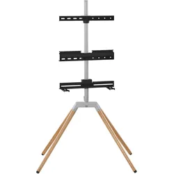 One for All Quadpod Universal TV Stand (35 kg, 32" - 70"), TV Ständer, Beige, Grau