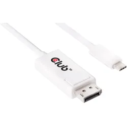 Club 3D USB Typ C — DisplayPort (DisplayPort), Video Adapter, Weiss