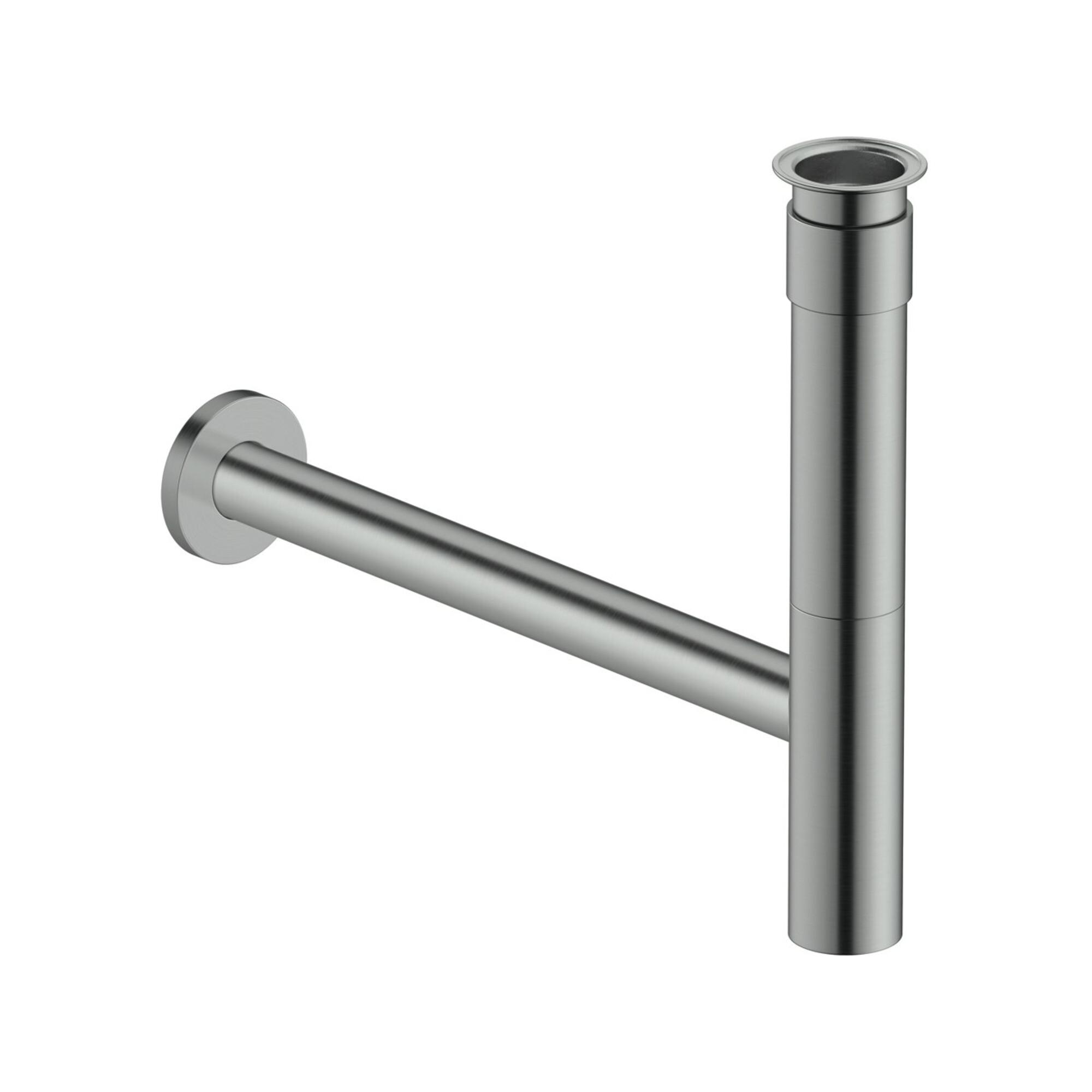 Duravit Design-Siphon für Waschtische, Edelstahl gebürstet (0050367000)
