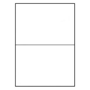 Logo Etiketten A4, matt, weiss, 25 Stk. (32250)
