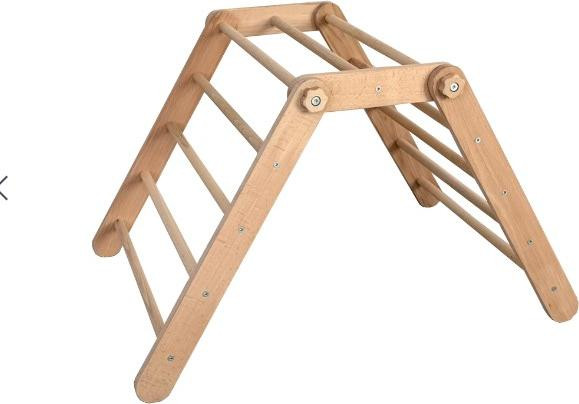 Monkey-Gym Klimrek indoor Moon Light met klimdriehoek en bedverlenging