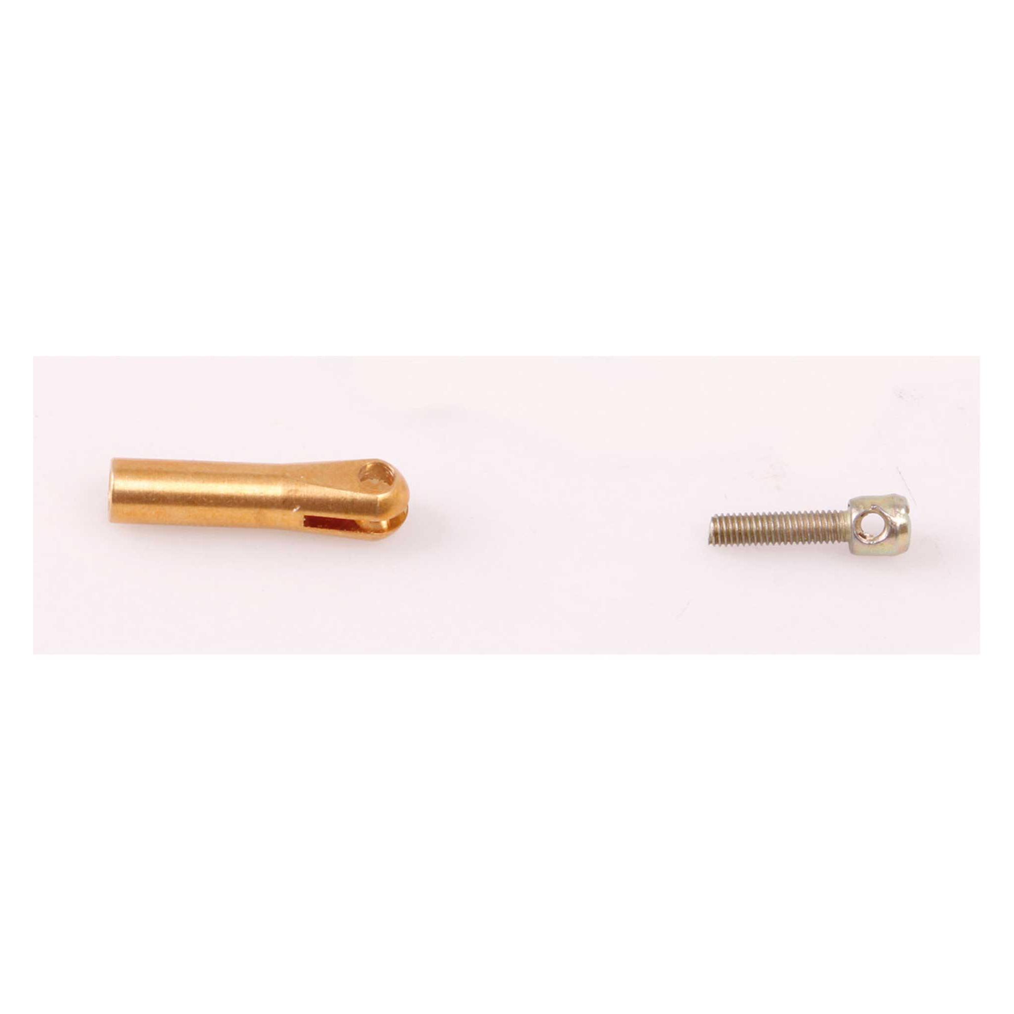 Modellbau Lindinger spannseil beschlag messing 10stk. ohne bolzen, bohrung 2,5mm (VP-ACC01)