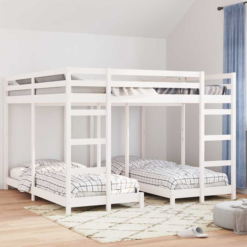 Harriet Bee Bunk Bed White 200 x 200cm