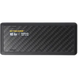 Nitecore Powerbank NB Air, 5000mAh, wasserdicht, 89 Gramm, Carbon-Gehäuse (5000 mAh, 18 W), Powerbank