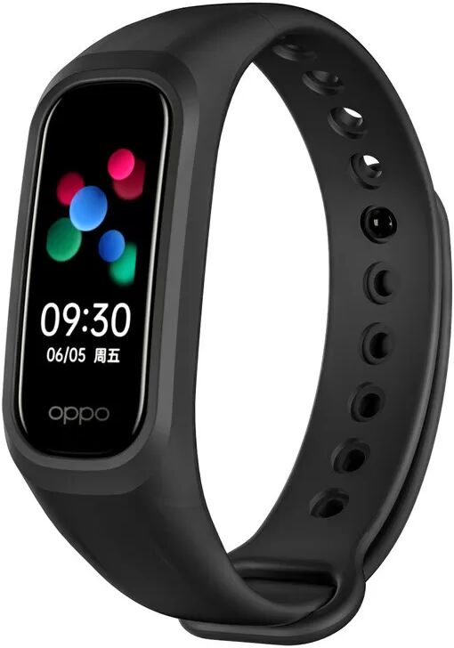 INF Silikon-Uhrenarmband für Oppo Band / OnePlus Band Schwarz