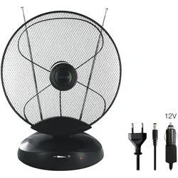 Evolveo Xany 4 LTE television antenna Indoor (Zimmerantenne, DVB-T / -T2), SAT Spiegel + SAT Antennen, Schwarz