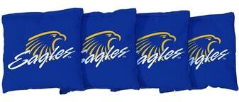 Skip's Garage Embry-Riddle Daytona Eagles Blue Cornhole Bags