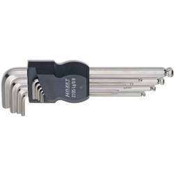 Hazet 2105ALG/10H Innen-Sechskant Winkelschraubendreher-Set 0.05 Zoll, 1/16 Zoll, 5/64 Zoll, 3/32 Zoll, 1/8 Zoll, 5/32 Zoll, 3/16 Zoll, 7/32 Zoll, 1/4 Zoll,
