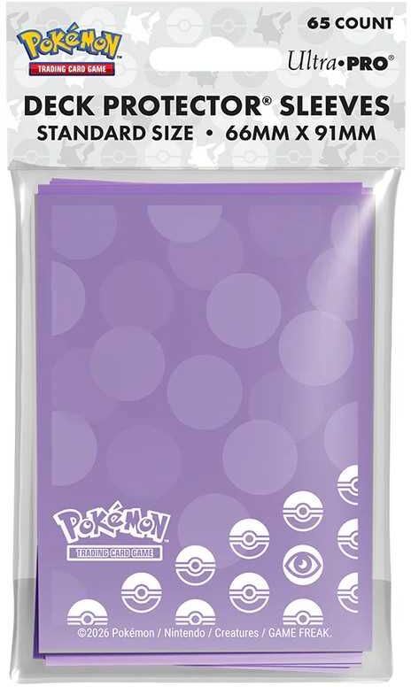 Pokémon Energy Deck Protector Sleeves – Psychic Type (65ct) for Trading Card Game - Ultra PRO