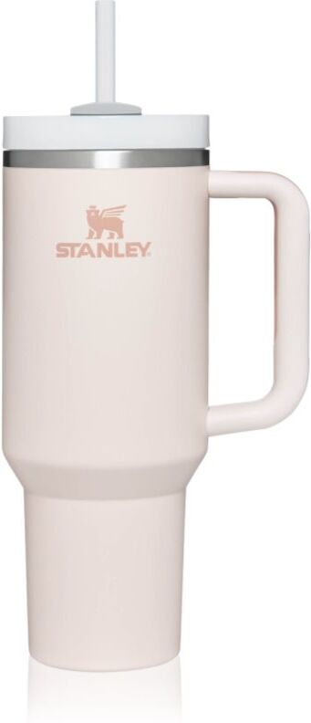 Stanley Quencher H2.O FlowState™ Tumbler Edelstahlbecher mit Trinkhalm groß Rose Quartz 1 St.
