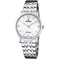 Festina F20047/2 Damenarmbanduhr mit Perlmuttblatt
