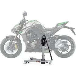 Zentralständer EVOLIFT® für Kawasaki Z1000 10-20 Shadow Edition (Grundfarbe: Grau) Ohne Ohne Ohne Mit Werbeschild