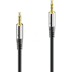 SON AC500-001 - Audio Kabel, 3,5 mm Klinkenstecker auf Stecker, 1 m